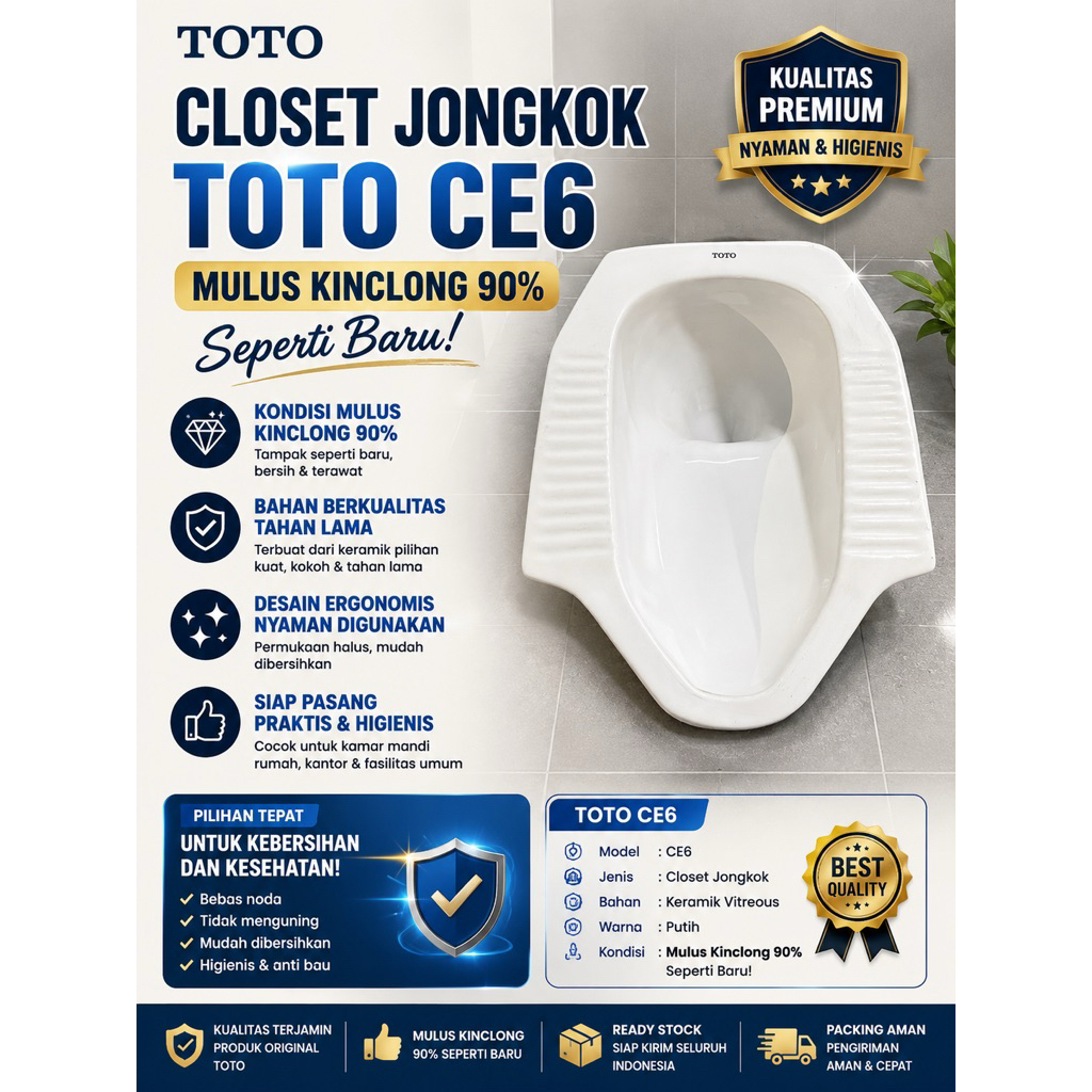 CLOSET JONGKOK TOTO|CLOSET JONGKOK TOTO CE6|