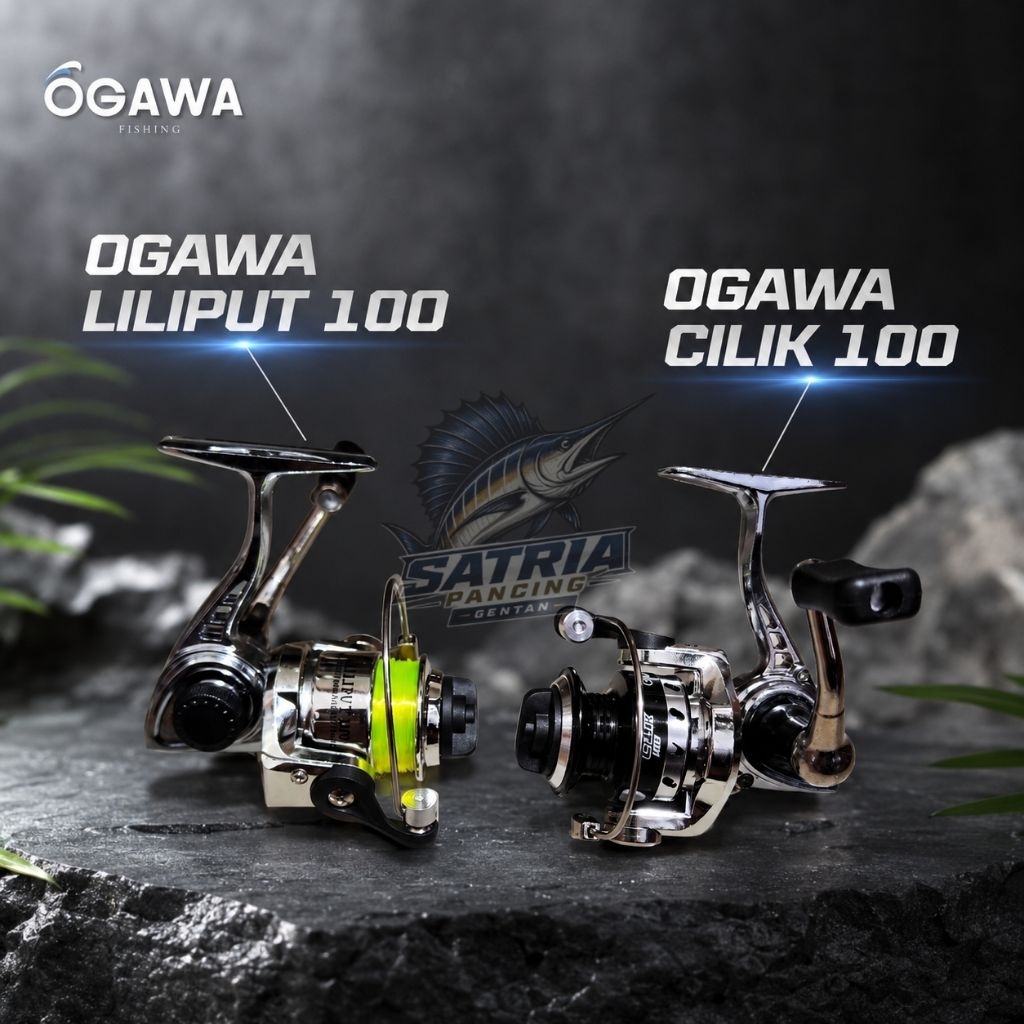 Reel Mini Ogawa Liliput 100 / MN 100 / MN 100 STAINLESS / OGAWA CILIK 100