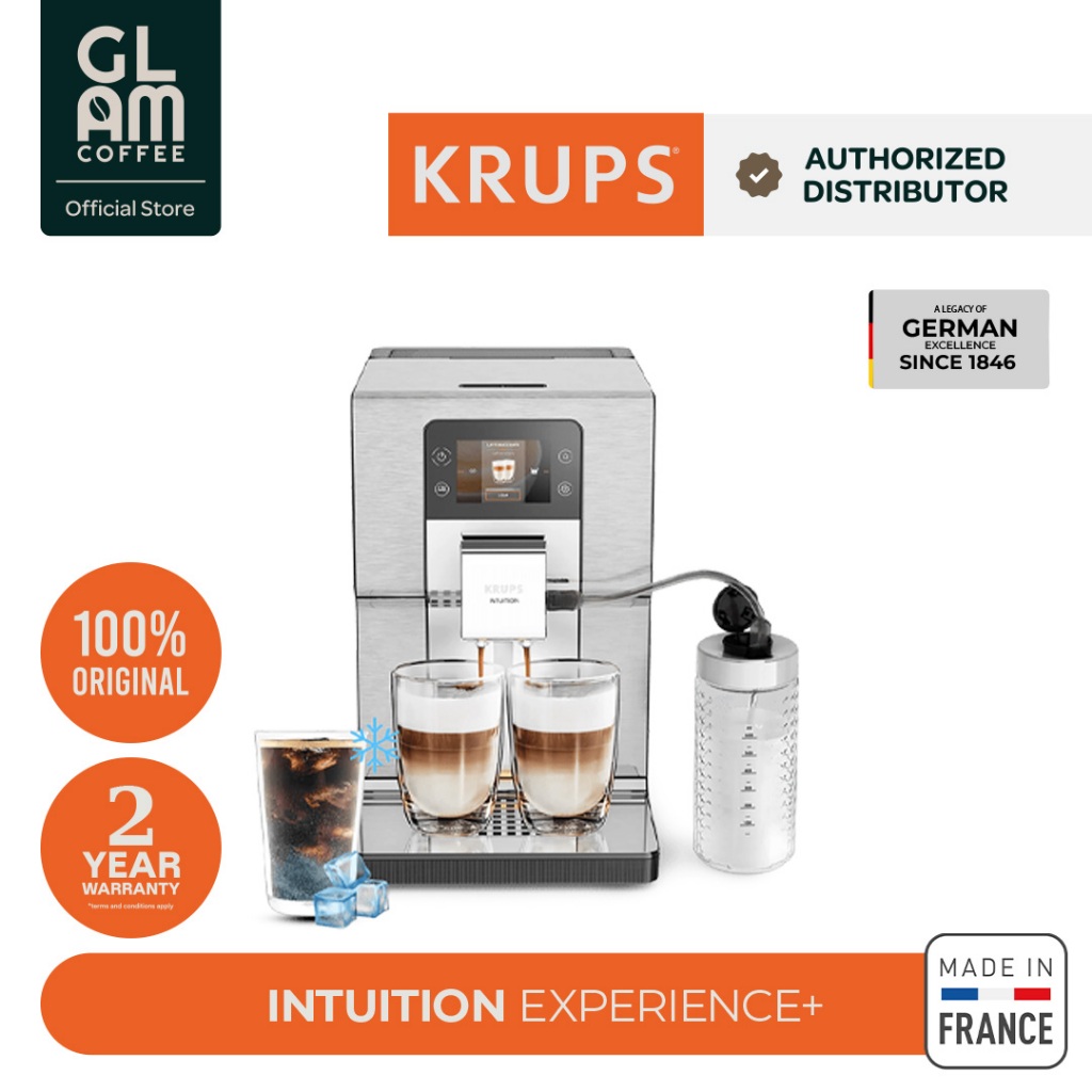 KRUPS Intuition Experience+ Fully Automatic Espresso Coffee Machine - Mesin Kopi Otomatis
