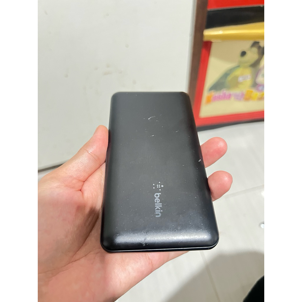 powerbank belkin 10000mah fast carging bekas