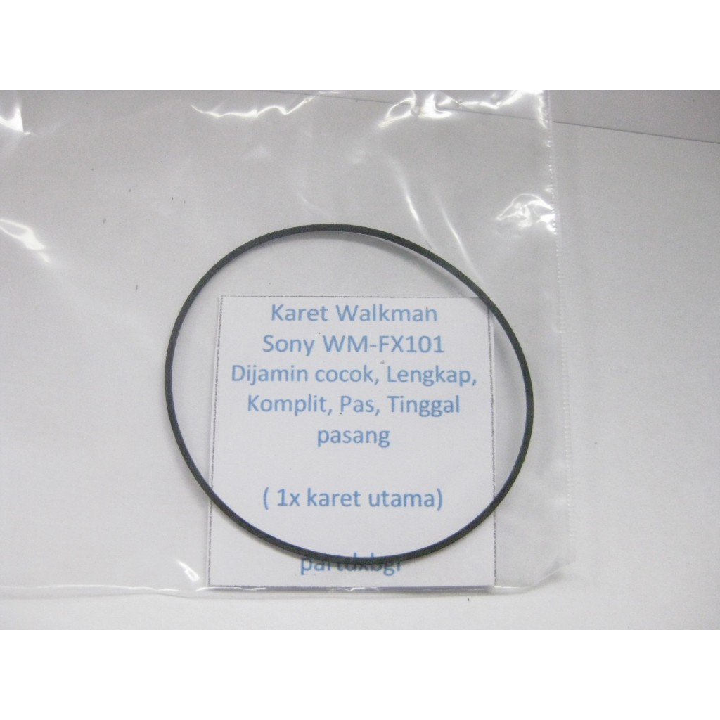 Karet  Walkman Sony WM-FX101 komplit siap pakai