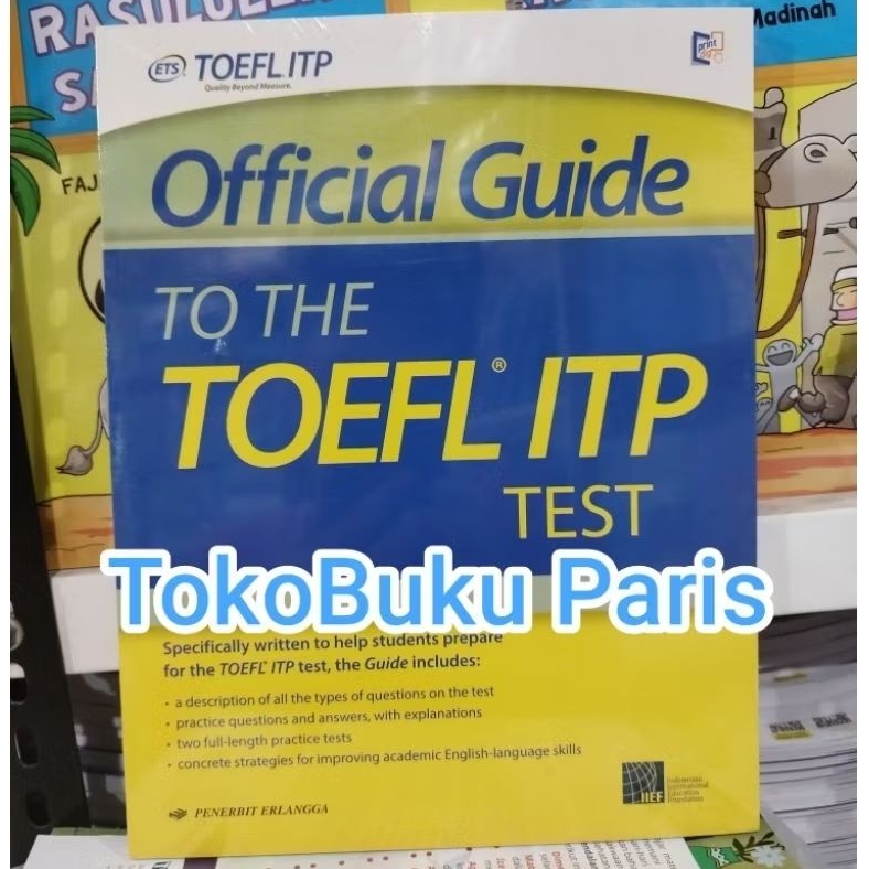 ORIGINAL Buku TOEFL/TOFEL ITP official guide to the toefl itp test Erlangga