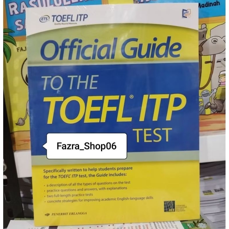 ORI dan Baru Buku TOEFL/TOFEL ITP official guide to the toefl itp test Erlangga