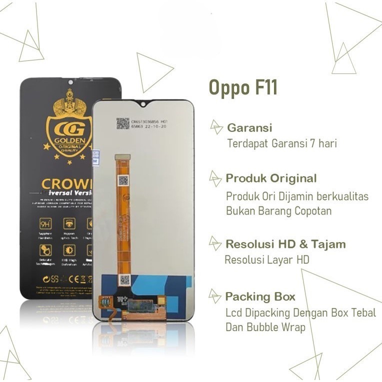 LCD TOUCHSCREEN OPPO F11 COMPLETE ORIGINAL FULLSET / LCD OPPO F11