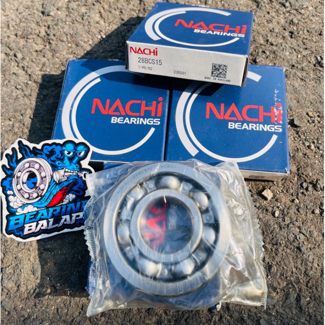 Bearing nachi 28bcs15 original thailand laher leker kruk as gl 100 tiger mp