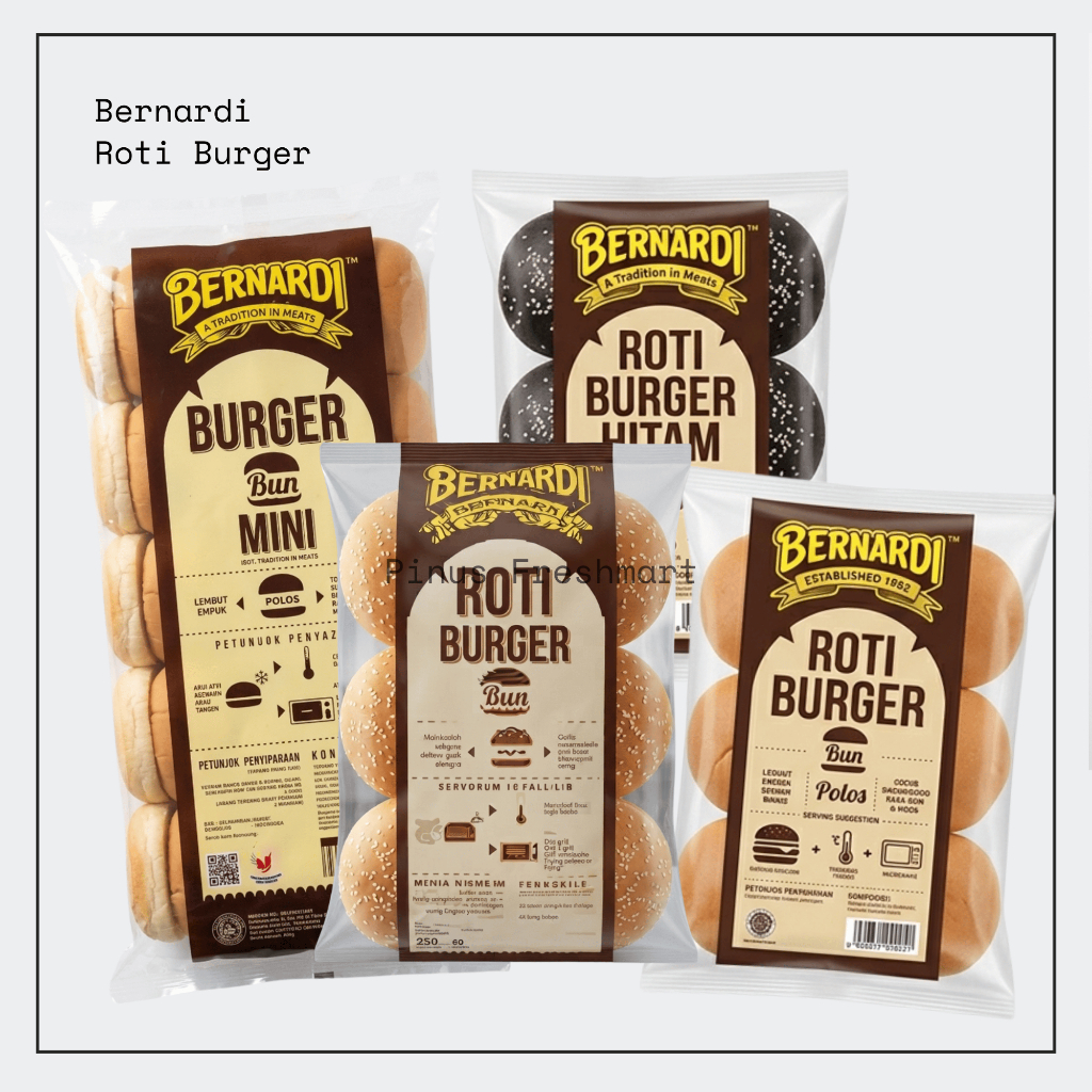 ROTI BURGER BERNARDI / ROTI BURGER POLOS / ROTI BURGER WIJEN / ROTI BURGER MINI / ROTI BURGER WIJEN 