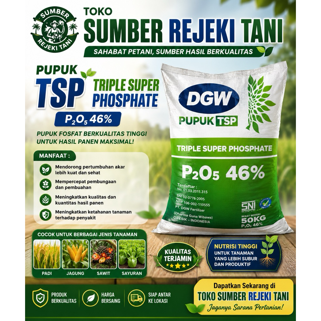 pupuk dgw tsp 46%