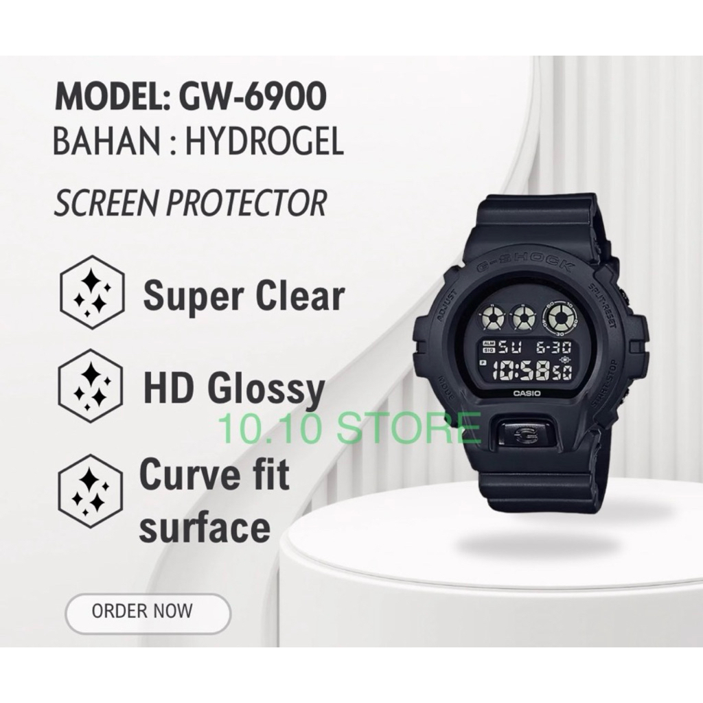 ANTIGORES SCREEN PROTECTOR JAM TANGAN GW-6900 GW6900 GW6900 DW6900 DW 6900 PELINDUNG KACA / PELINDUN
