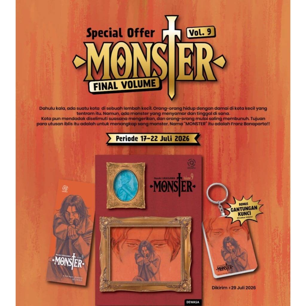 Komik Monster 9 (SPECIAL OFFER) by Naoki Urasawa