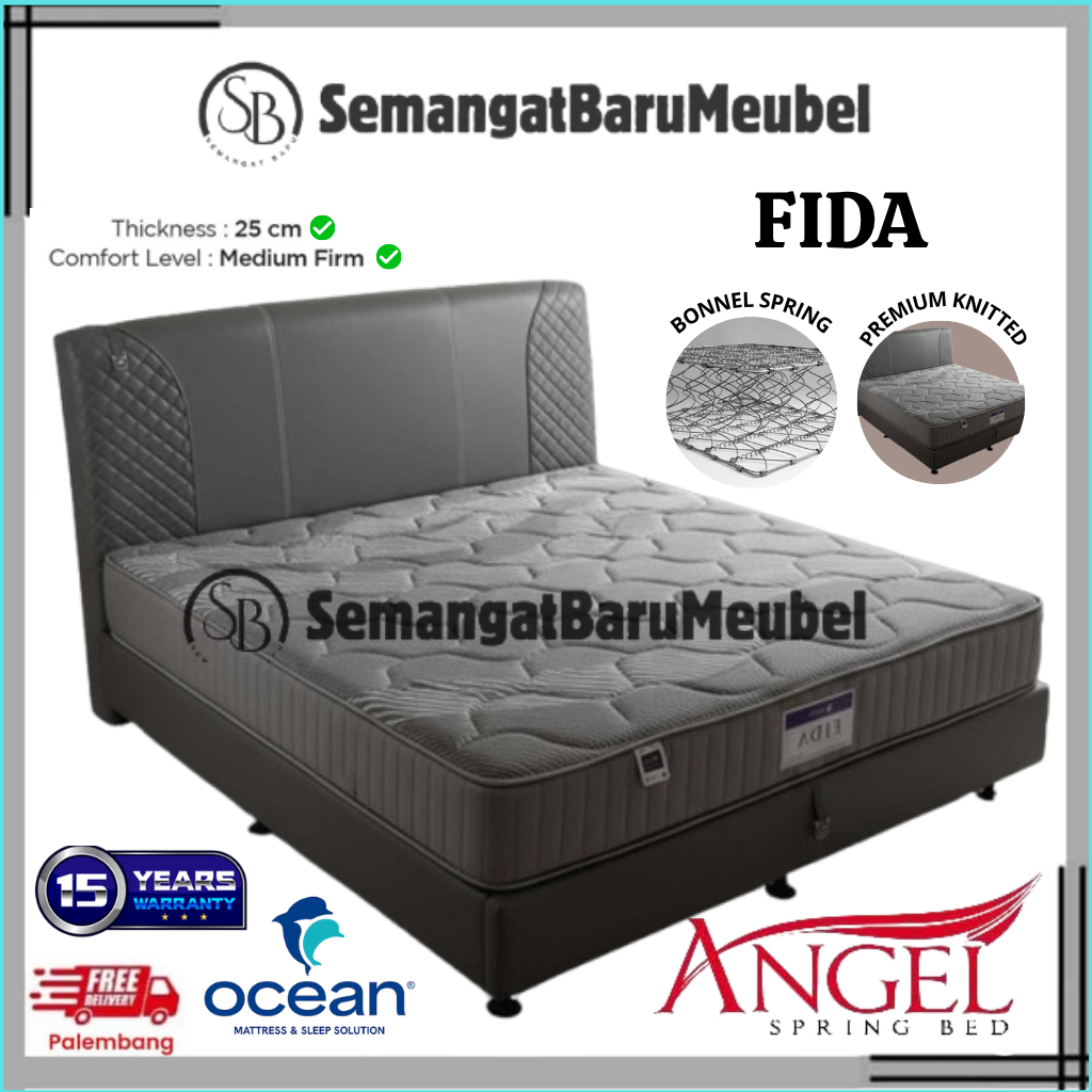 Springbed Angel FIDA By Ocean/ Kasur Murah Garansi Matras Angel Fida/ spring bed ekonomis