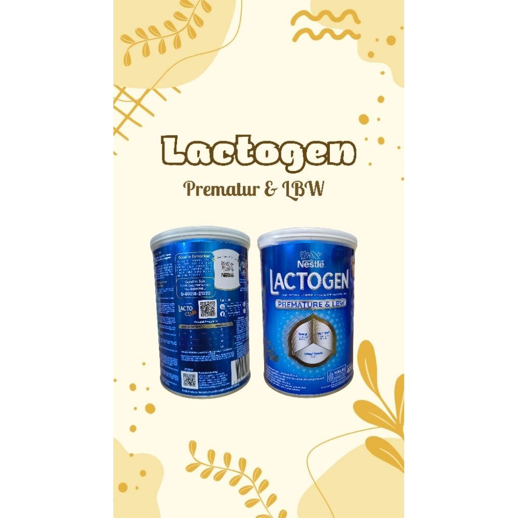 Susu Lactogen Premature & LBW 400g Kaleng