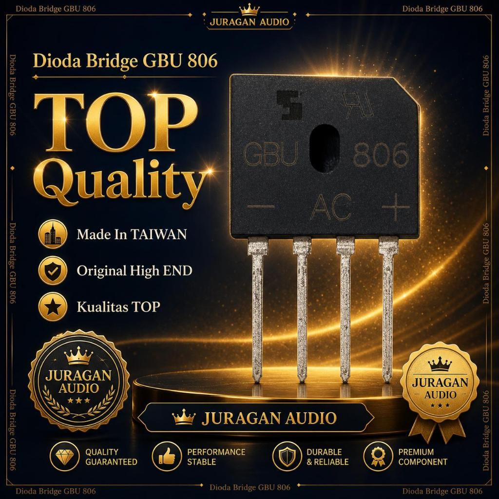 Diode dioda bridge sisir rectifier gbu 806 gbu 806 600V 8A no gbu 808