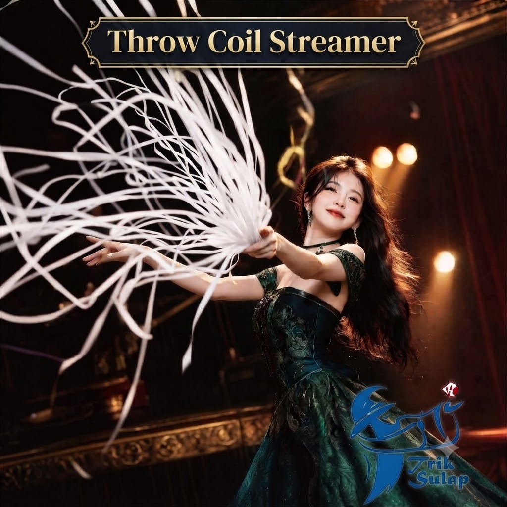 Alat Sulap Throw Coil Streamer
