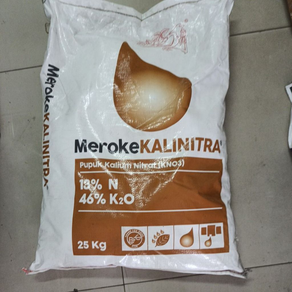 Pupuk Meroke Kalinitra kemasan pabrik 25 kg