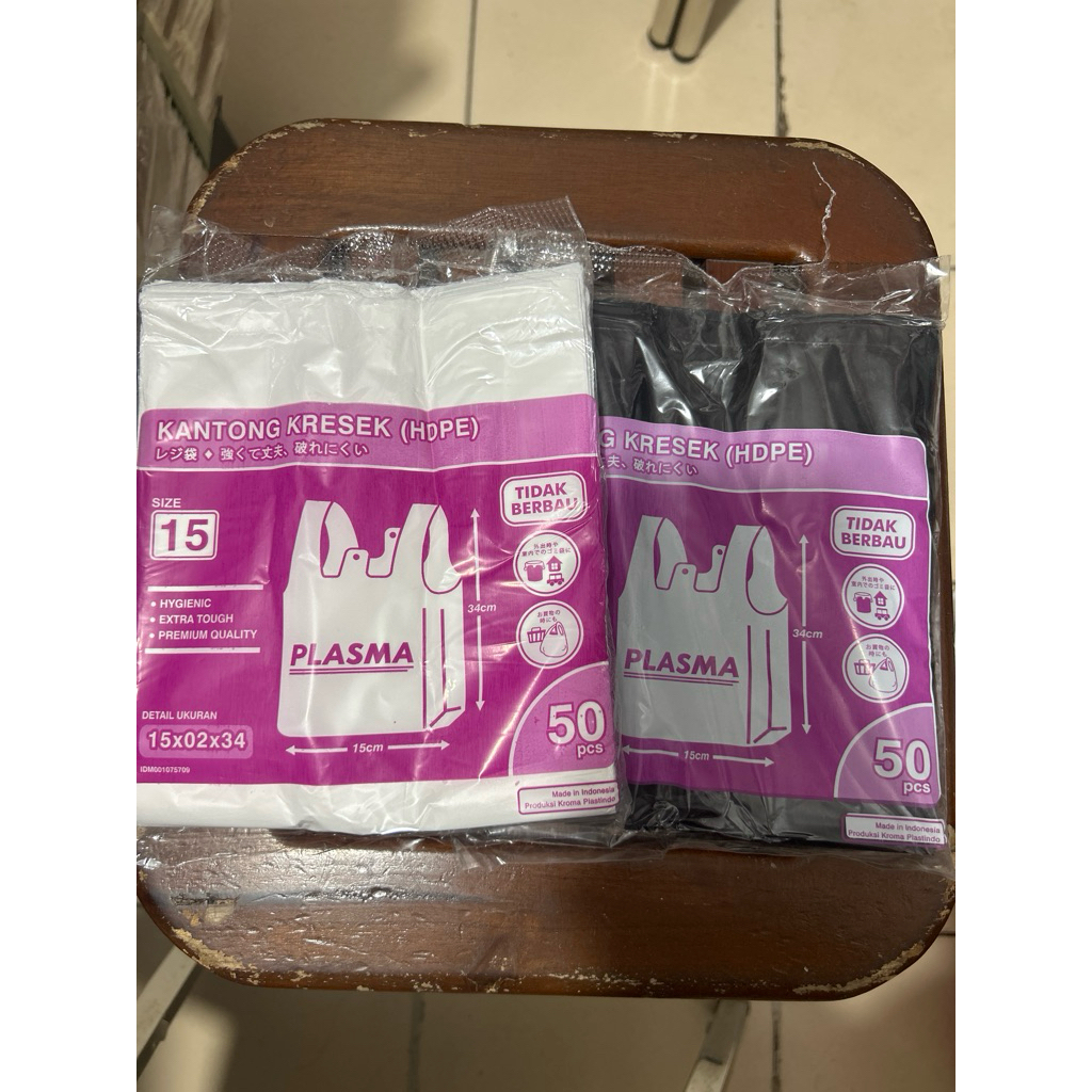 Kresek Plasma HDPE 15x34x02