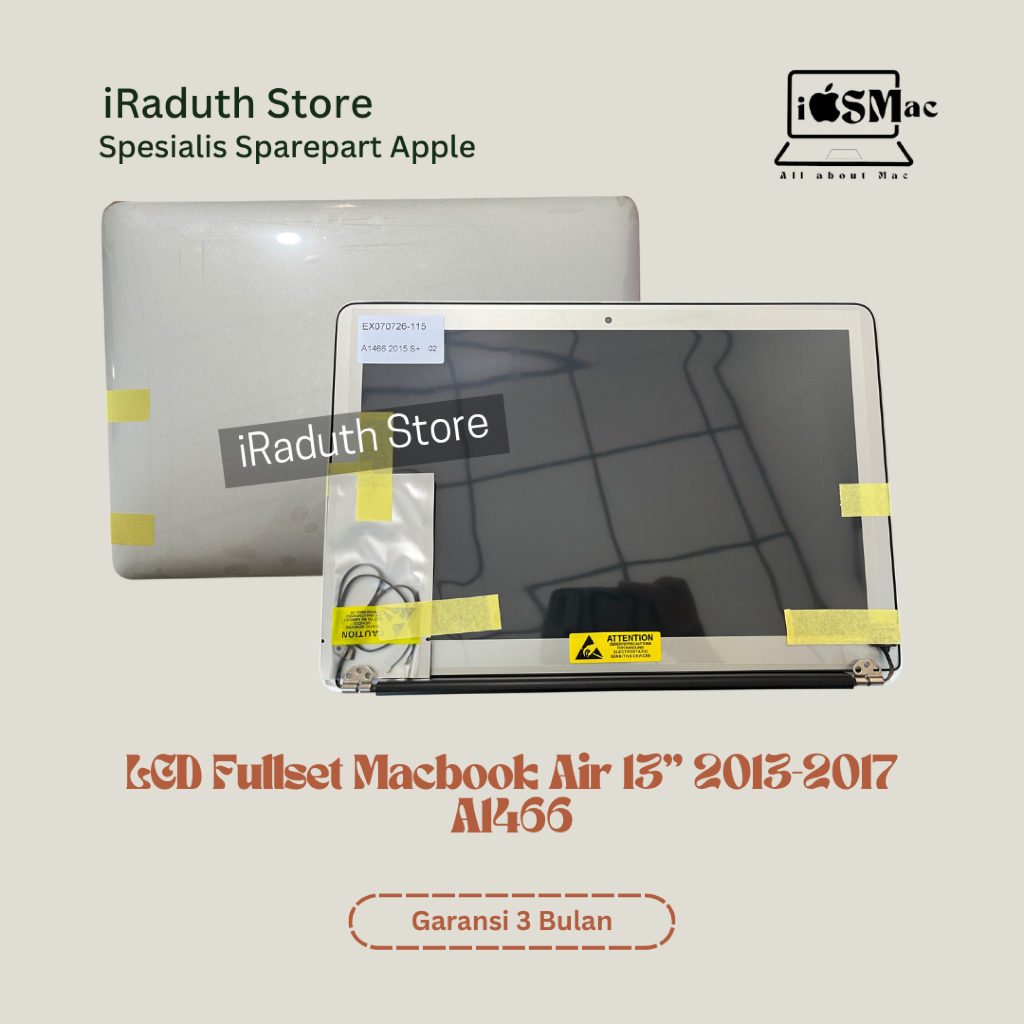 LCD MBA 13” A1466 2013-2017 Assembly