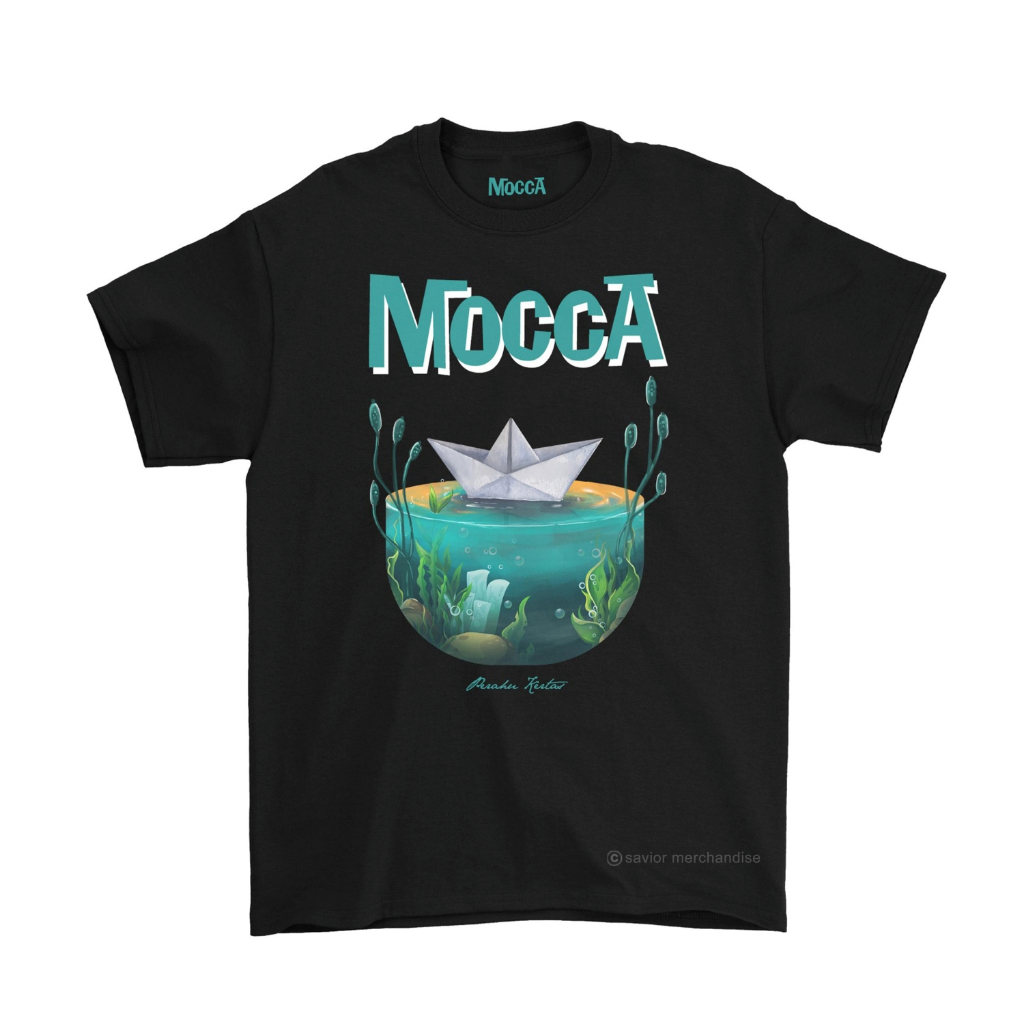 ORIGINAL T SHIRT MOCCA - PERAHU KERTAS RELEASE BY SAVIOR MERCH