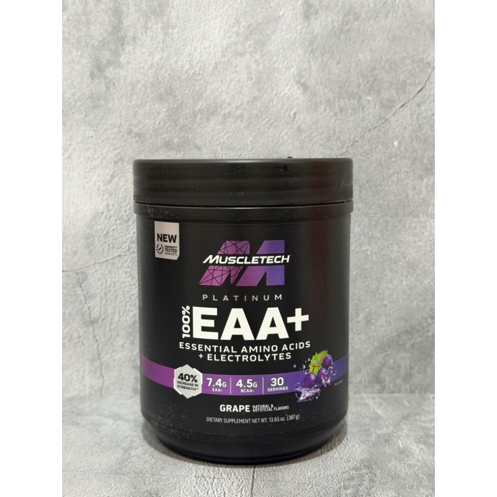 Muscletech Platinum EAA+ 100% Essential Amino Acids + Electrolytes 30 servings BPOM