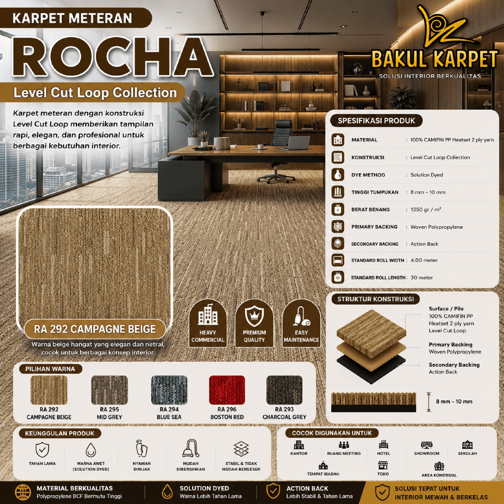 Karpet Meteran Rocha