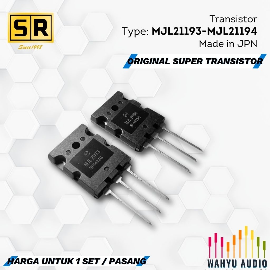 TRANSISTOR FINAL MJL21193 MJL21194 ORIGINAL BUILD UP