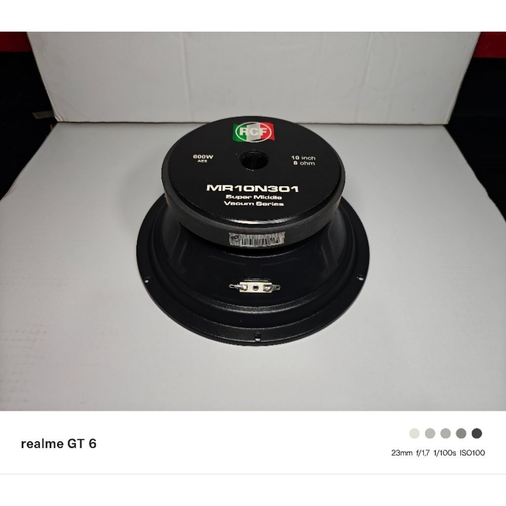 Speaker 10 Inch RCF MR10N301 Original 600W 3" VC Super Middle