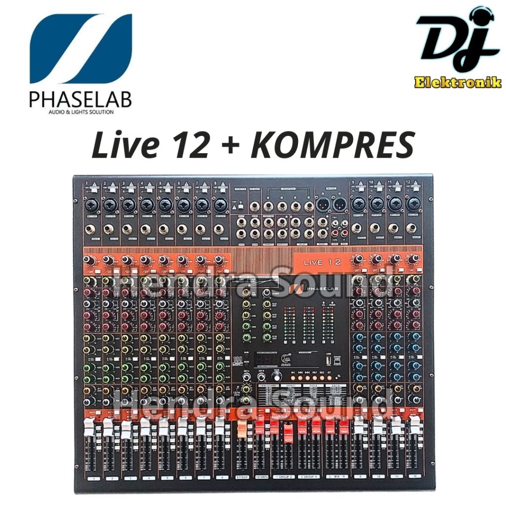 Mixer Audio Phase Lab Live 12 (12 channel)