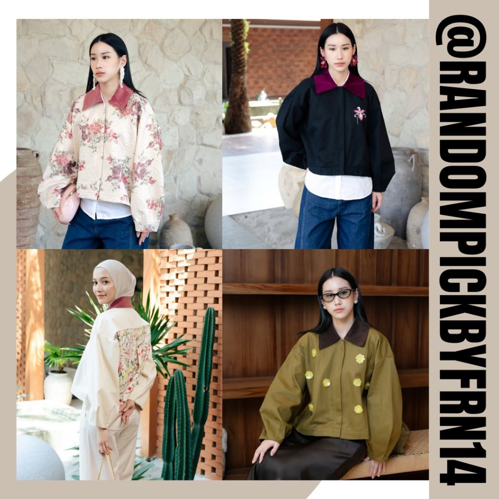 SOENY JACKET HAIDEEORLIN || POLO KNIT HAIDEEORLIN || LUIRA TOP HAIDEEORLIN