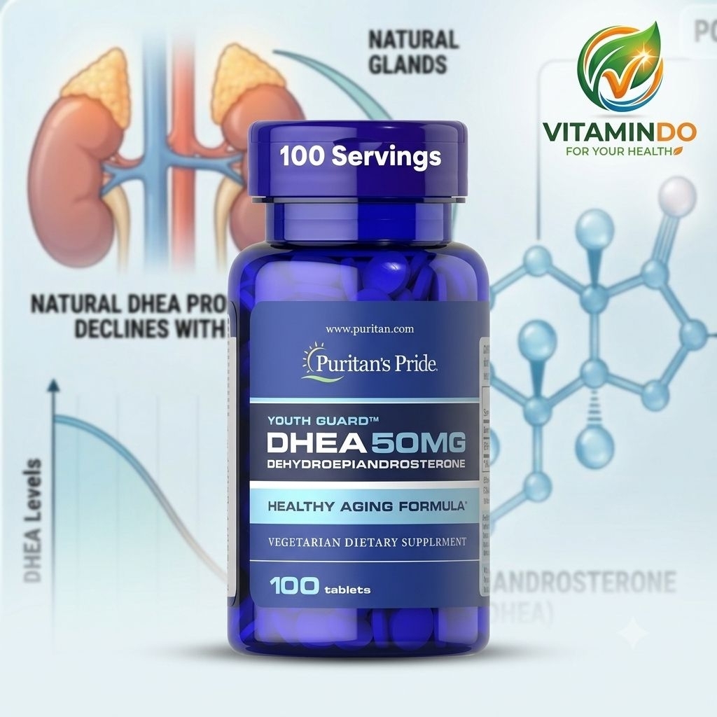 Puritan youth dhea 50 mg isi 100