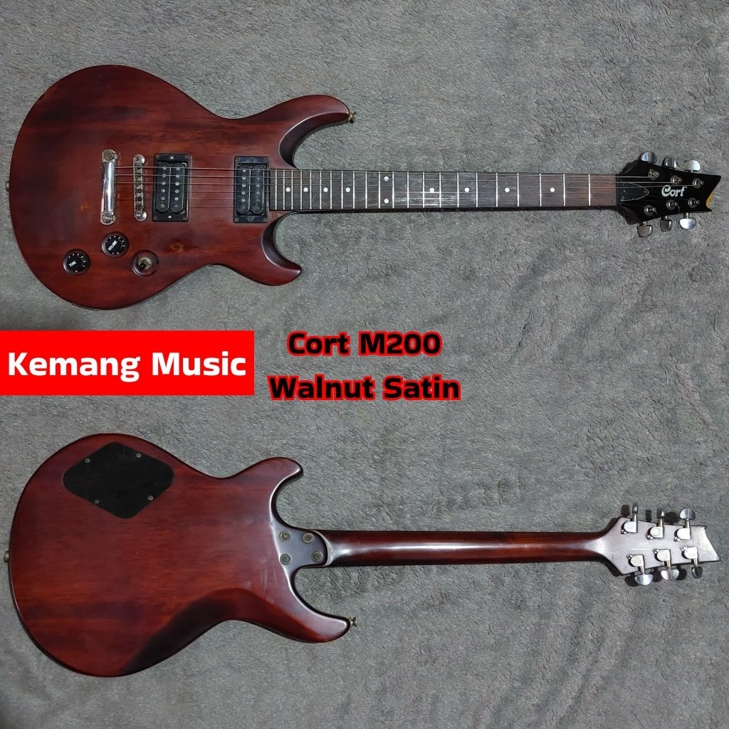 cort m200 gitar original gitar bekas gitar second les paul
