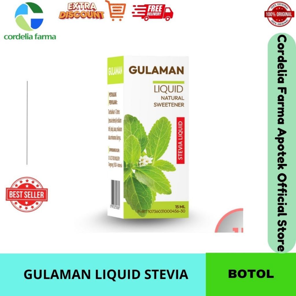 GULAMAN LIQUID STEVIA 15ML