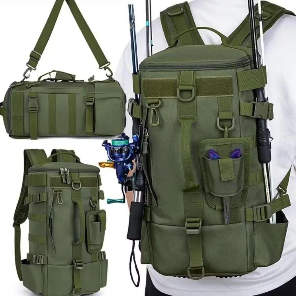 Tas Ransel joran pancing jumbo/Tas joran pancing Condura model ransel/Tas ransel multifungsi