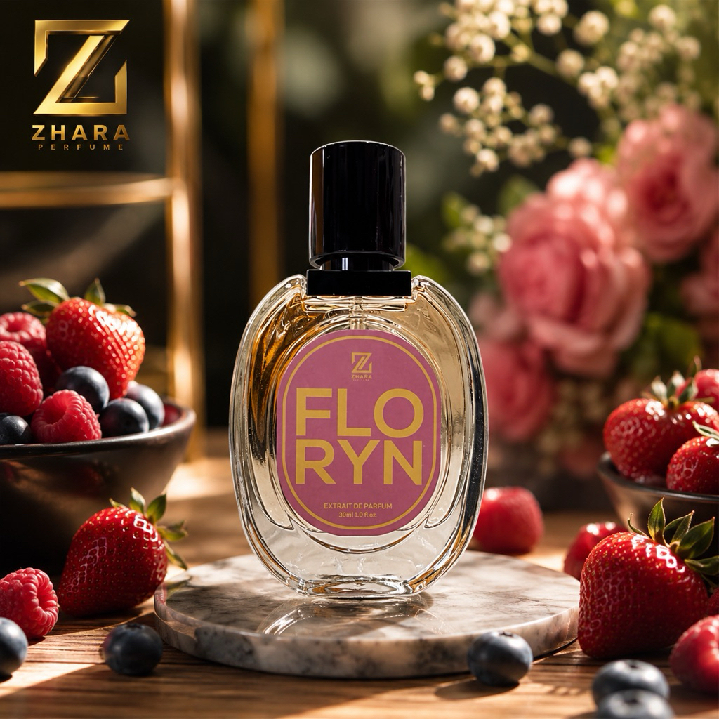 Parfum Wanita FLORYN Extrait De Parfum Tahan Lama 30ml By Zhara Parfume