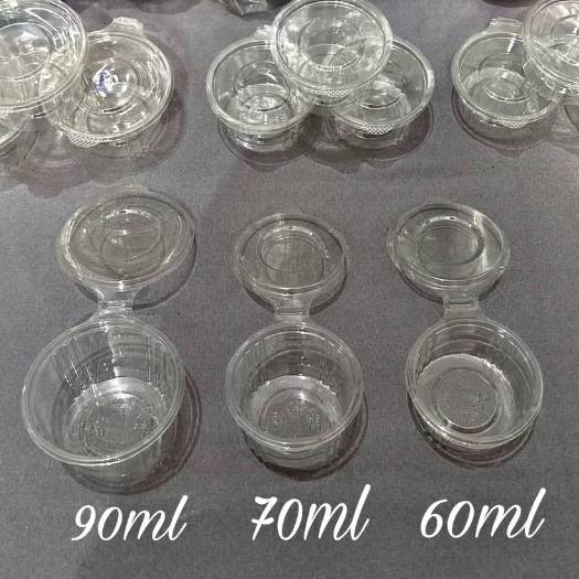 SAUCE CUP PET MEREK STARINDO UKURAN 60/70/90 ML ISI 50 PCS