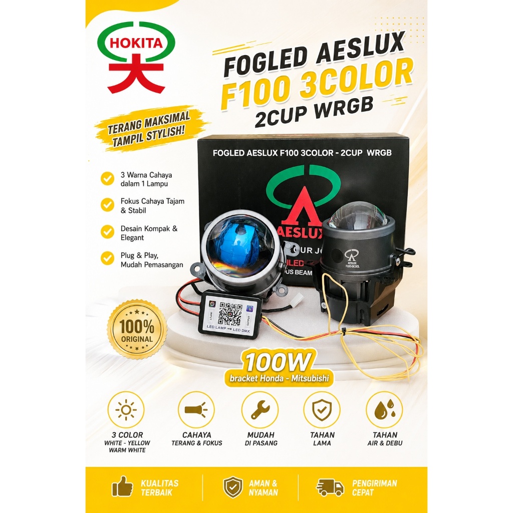 FOGLED AESLUX 3 COLOR