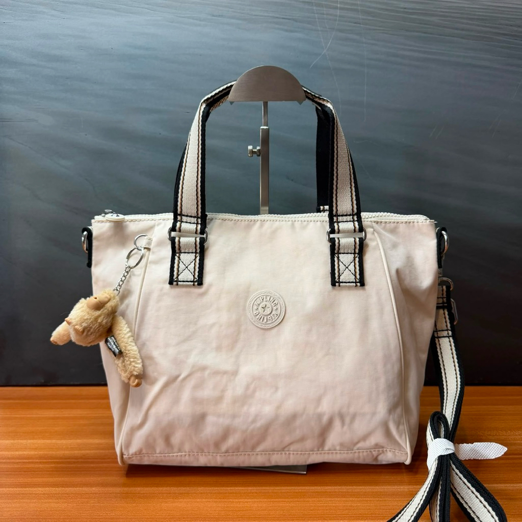 Tas Kipling Amiel tote medium Light Sand no pricetag
