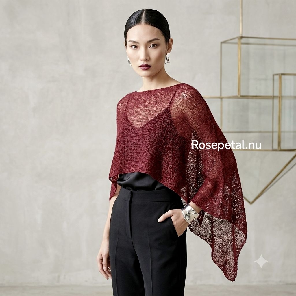 POLLY Outer poncho transparant bali / polly outer rajut bali atasan jaring