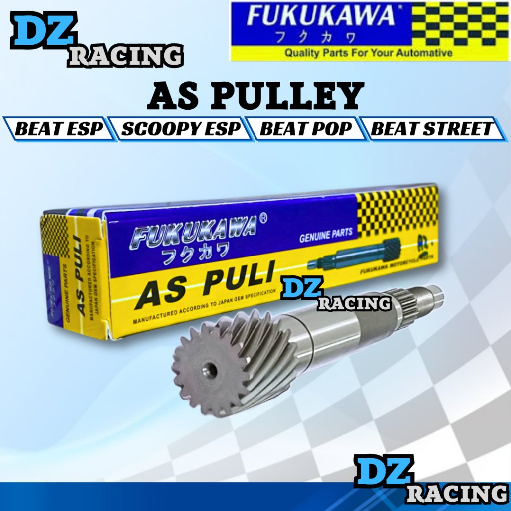 Ass Pully Beat Esp Scoopy Esp Beat Street Vario 110 Esp Ass pulley Shaft Drive Belakang Fukukawa