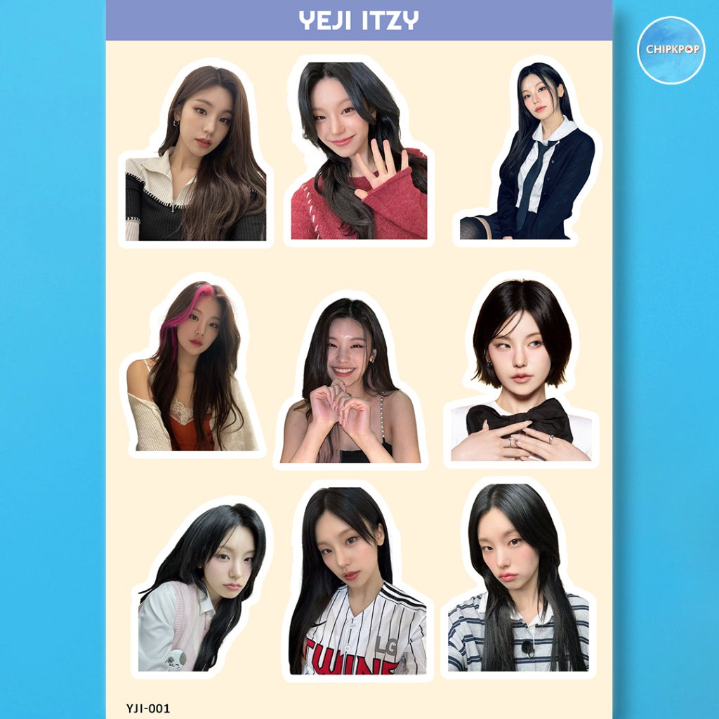 STICKER YEJI ITZY I RYUJIN ITZY I LIA ITZY I STICKER KPOP ITZY I STICKER YEJI YUNA ITZY I PHOTOCARD 