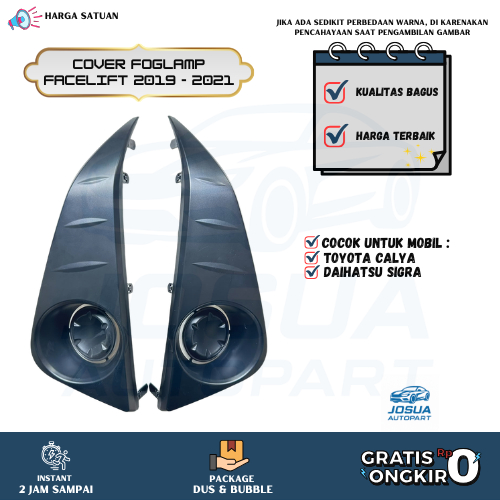 COVER FOGLAMP CALYA SIGRA FACELIFT 2019-2021 ORIGINAL