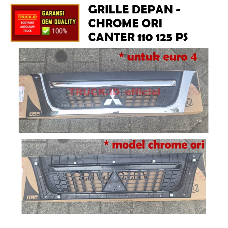 GRILL GRILLE RAM RAMBANG CANTER COLT DIESEL 110 125 EURO 4 (CHROME) *8738