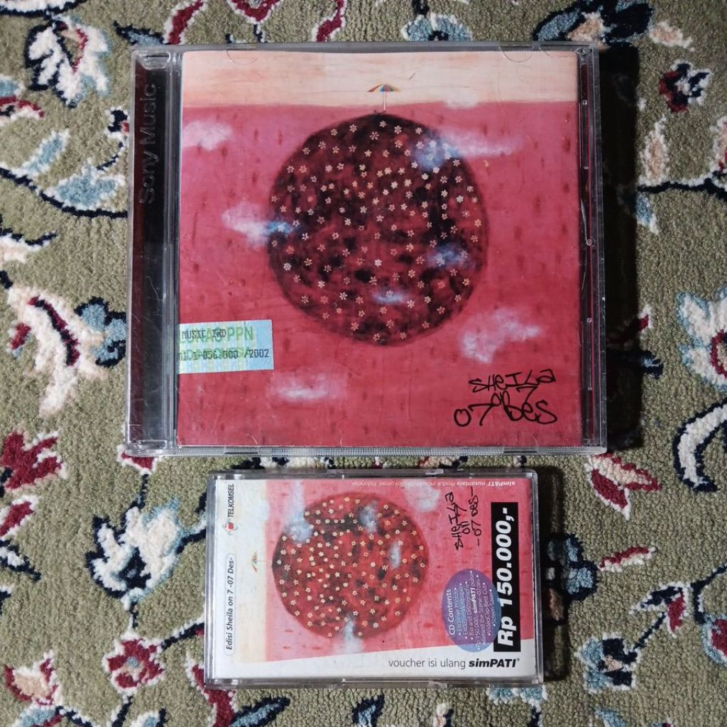 CD + MINI DISC SHEILA ON 7 - 07 DES (.RARE  )
