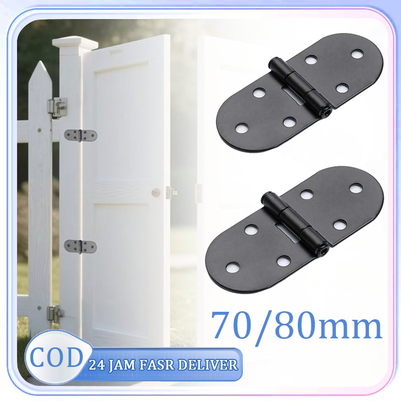 10Pcs Engsel Putar 270 Derajat Engsel Oval Lipat Meja Makan Engsel Lembar Meja Lipat Besi Engsel Sud