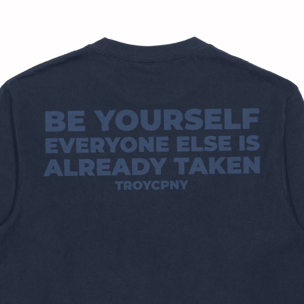 Troy Company Longsleeve T-Shirt Navy Already Taken - Kaos Lengan Panjang Biru Navy LSD 3347