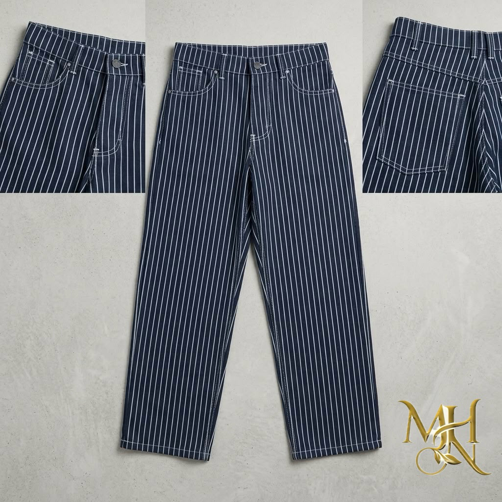 BAGGY RAW DENIM WABASH PANTS | STEAD | WORK PANTS WABASH REGULAR FIT