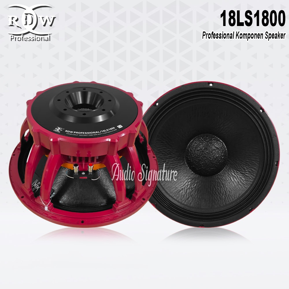 Komponen Speaker 18 Inch RDW 18LS1800 | 18 LS1800 | 18 LS 1800 Original