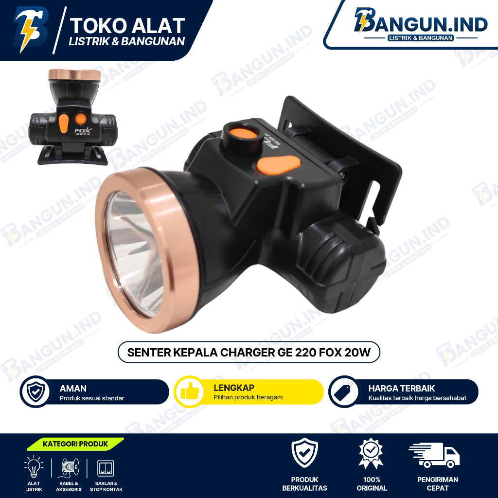 SENTER KEPALA FOX