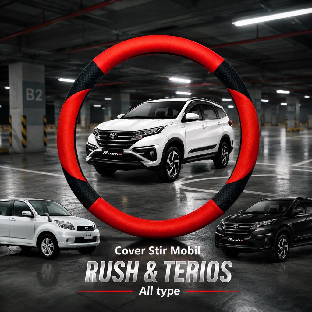 Rush cover stir mobil toyota rush sarung stir mobil toyota rush lapis stir toyota rush
