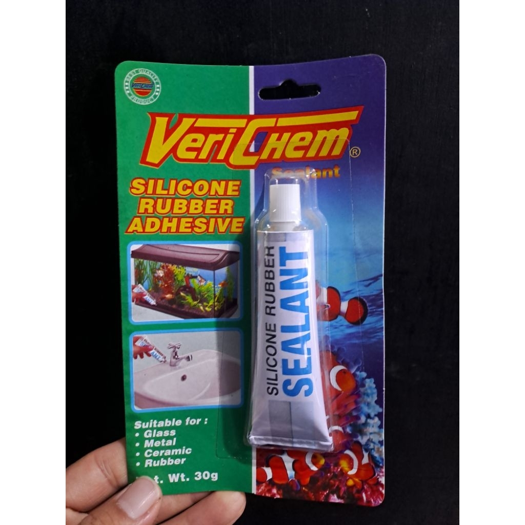Lem Akuarium Verichem / Lem Kaca / Lem Silicone