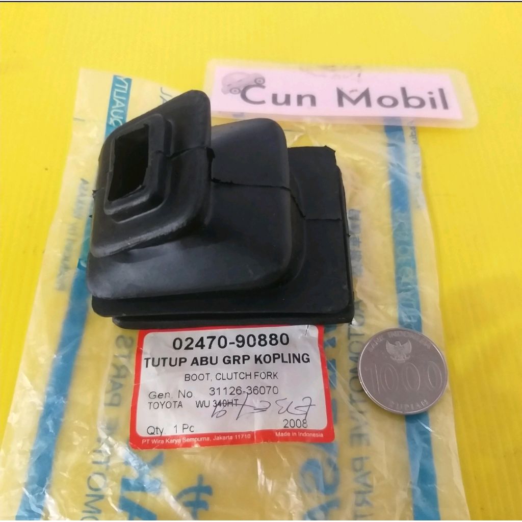 Karet Boot Garpu Kopling Rinosaurus WU 340 HT HinoDutro Hino Dutro
