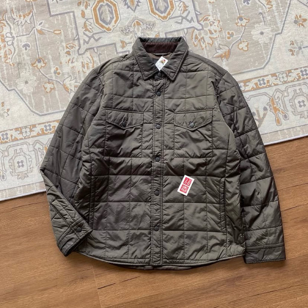 Uniqlo Warm Padded Shirt Quilted Jacket